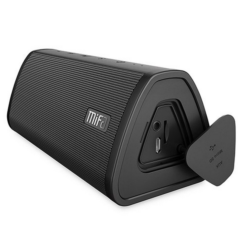 MiFA A10 - Haut-parleur Bluetooth - Couleur noire : Bluetooth 4.2 - AUX 3,5 mm - Slot MicroSD - Lecture locale - Puissance 10W - Résistance maximale de 10 heures - Résistance IP45 - Véritable stéréo sans fil - Driver 40 mm - Radiateur 180 mm - Ítem2