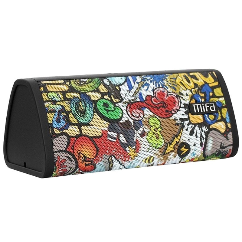 MiFA A10 Graffiti - Altavoz Bluetooth - Color negro
