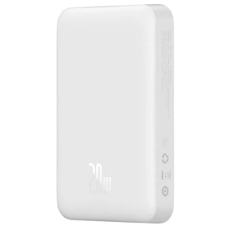 Power Bank Mini 10000mAh Baseus MagSafe Compatible Blanc - Charge rapide 20W et câble C inclus - Ítem2
