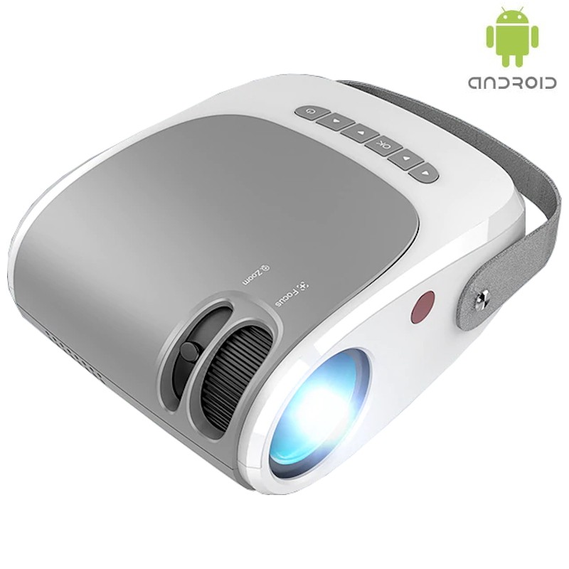 Mini Proyector H5 720p Android Blanco - Clase A Reacondicionado - Ítem