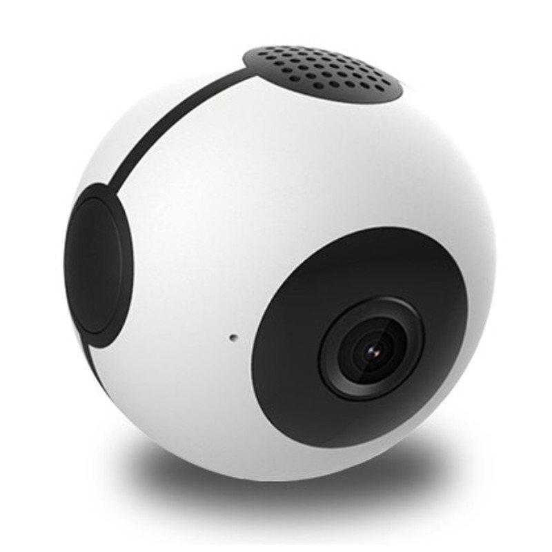 Mini Cámara C8 HD WiFi/Detección de Movimiento/Visión Nocturna - color blanco - Diseño Esférico - WiFI - Resolución 1280 x 720p - Detección de movimiento - Visión Nocturna - Grabación en Bucle - Control APP - Sensor CMOS - MP4 - H.264 - Alertas - Soporte