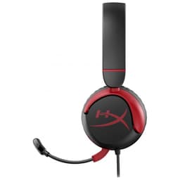 Auscultadores HyperX Cloud Mini: Drivers de 30 mm - Multiplataforma - Imagem de perfil do microfone retrátil