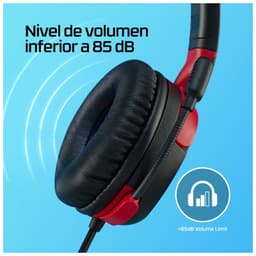 Auscultadores HyperX Cloud Mini: Drivers de 30 mm - Multiplataforma - Microfone de segurança retrátil