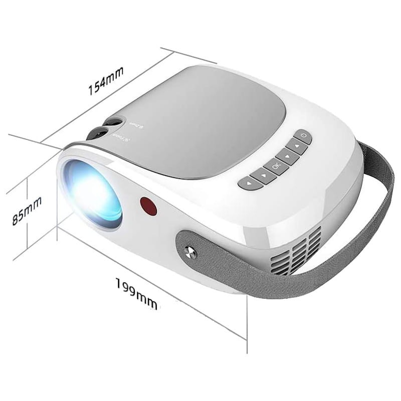 Mini Proyector H5 720p Android Blanco - Clase A Reacondicionado - Ítem4