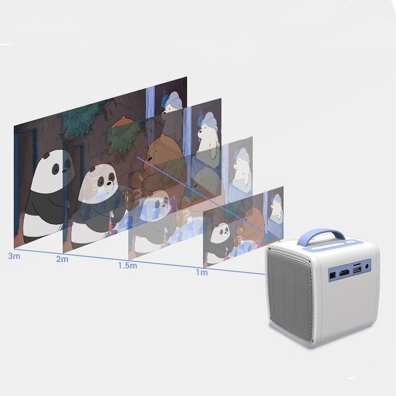 Mini Proyector Q2 Kids Rosa Claro - Ítem1
