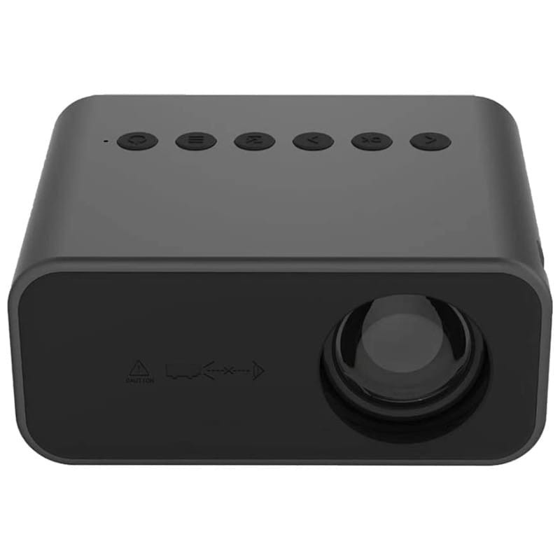 Mini Proyector T500 Negro - Ítem