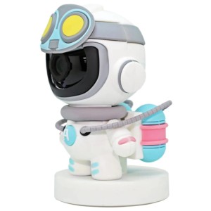 Mini Robot Sécurité ESCAM PT211 2MP Wifi Double Batterie Blanc