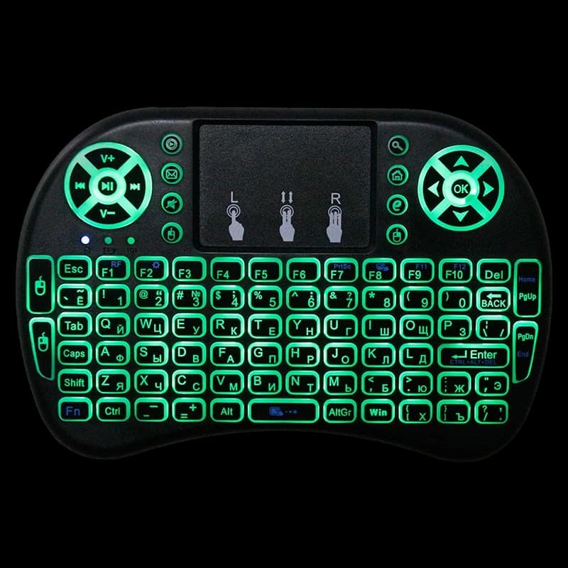 Mini Clavier Sans Fil i8 RGB LED