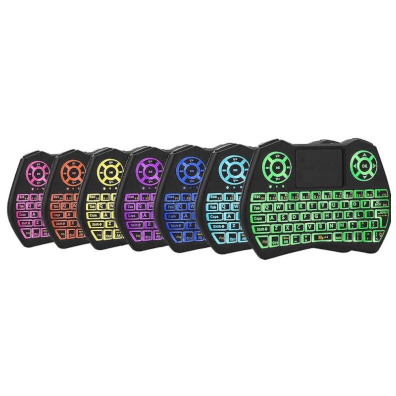 Mini Teclado Inalámbrico i9 Plus RGB LED - Ítem2