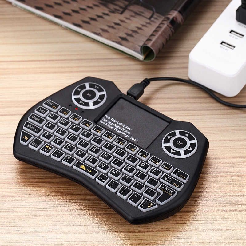 Mini teclado sem fio i9 Plus LED RGB - Item3