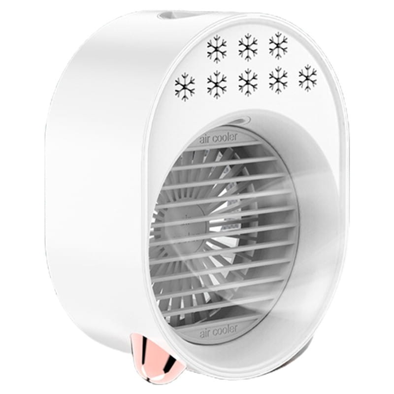 Mini Ventilador Aire Acondicionado Portátil A-208 Blanco