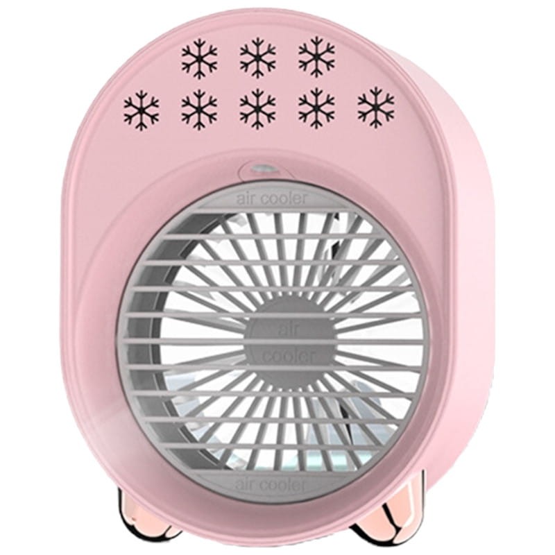 Adular exagerar reflujo Mini Ventilador Aire Acondicionado Portátil A-208 Rosa