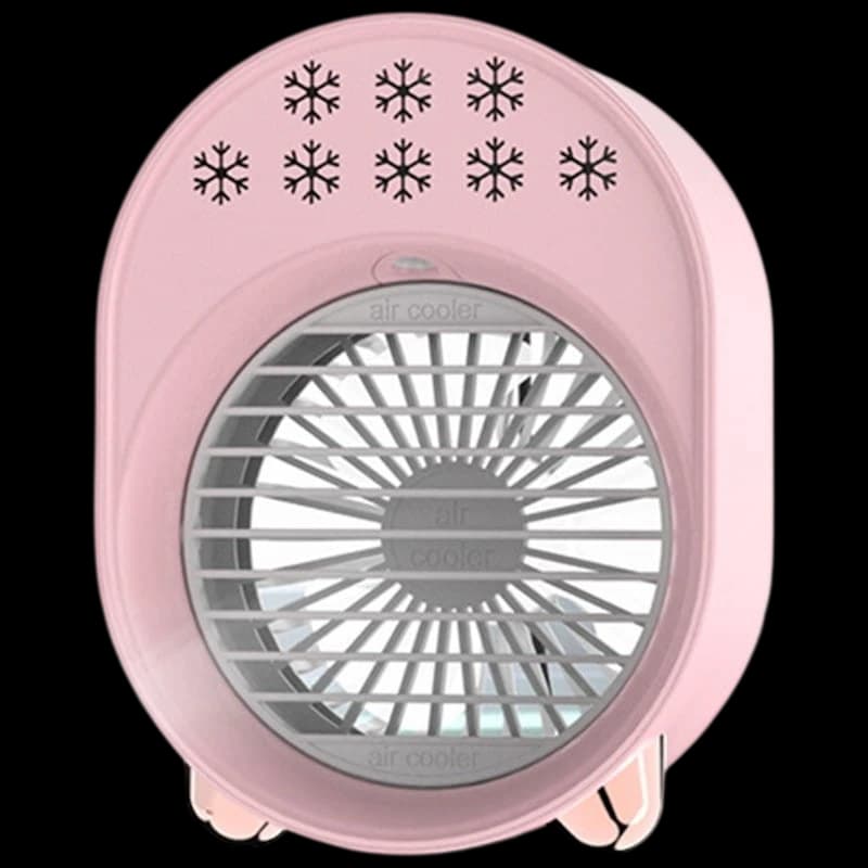Mini Ventilador Aire Acondicionado Portátil A-208 Rosa