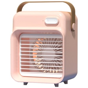 Mini Ventilador Aire Acondicionado Portátil F05 Rosa