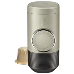 Wacaco Miniespresso NS2 Cápsulas Nespresso 18 Bares Dorado - Cafetera Portátil