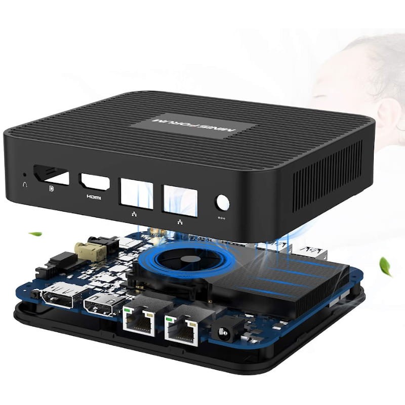 Minisforum GK41 Intel J4125/8GB/256GB - Mini PC - Ítem3