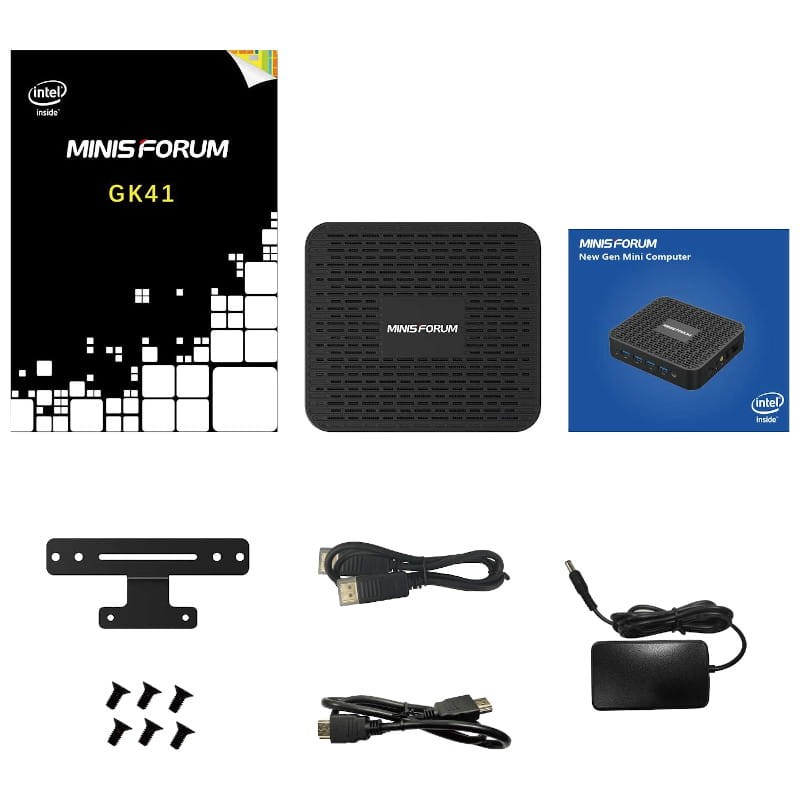 Minisforum GK41 Intel J4125/8GB/256GB - Mini PC - Ítem5