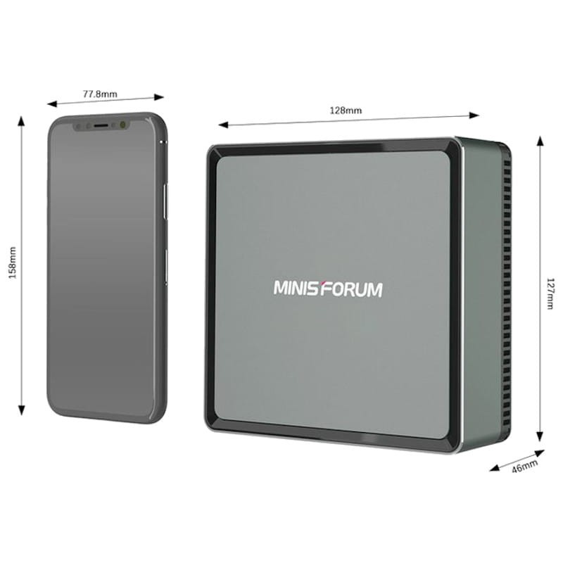 Minisforum UM350 Ryzen 5 3550H/16GB/256GB - Mini PC - Ítem2
