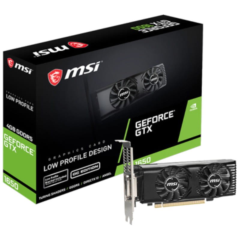 MSI GeForce GTX 1650 NVIDIA LP OC 4GB GDDR5 - Ítem