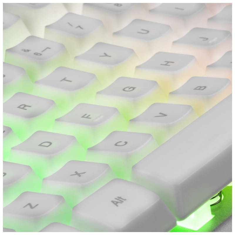 Teclado Gaming Mars Gaming MK220 RGB Blanco - Teclado de membrana - Ítem2