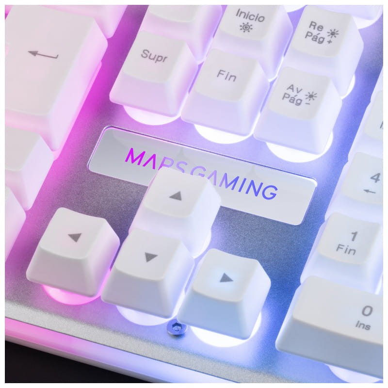 Teclado Gaming Mars Gaming MK220 RGB Blanco - Teclado de membrana - Ítem4