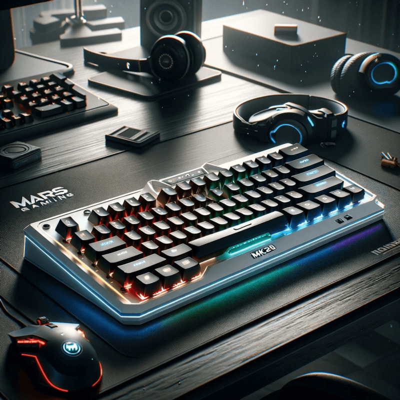 Clavier de jeu Mars Gaming MK220 RGB Blanc - Ítem5