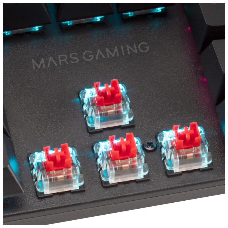 Teclado para jogos Mars Gaming MK422 RGB Preto - Item3