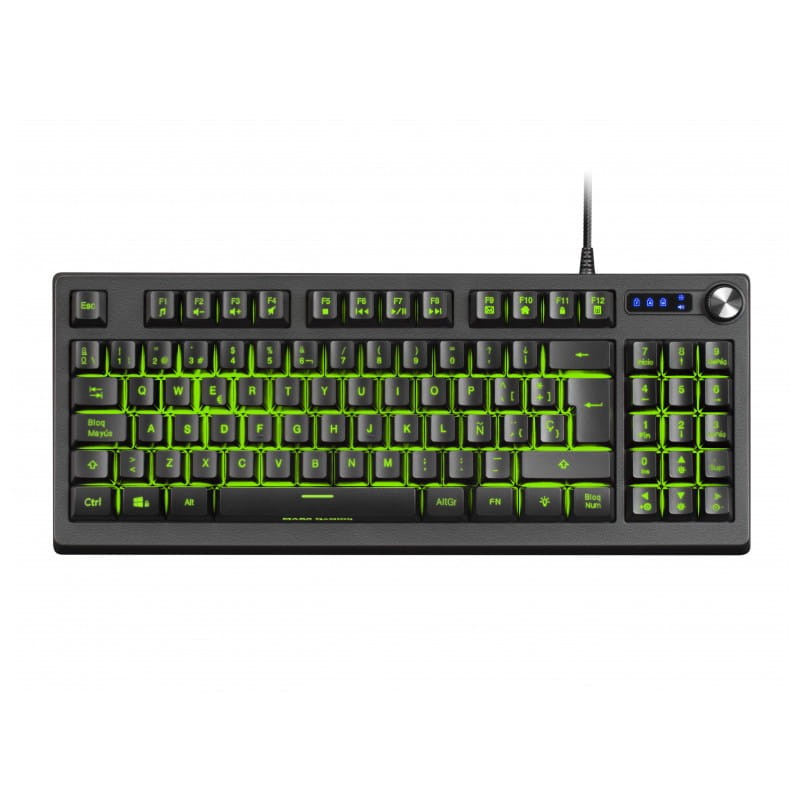 Teclado para jogos Mars Gaming MKREVO Preto RGB - Item3