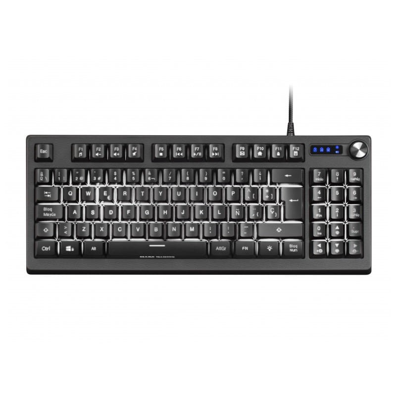 Teclado para jogos Mars Gaming MKREVO Preto RGB - Item4