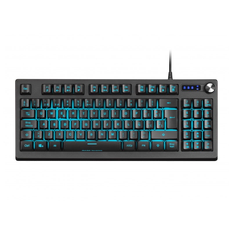 Teclado para jogos Mars Gaming MKREVO Preto RGB - Item6