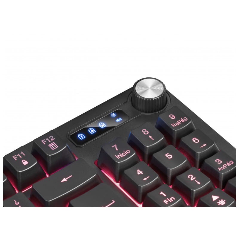 Teclado para jogos Mars Gaming MKREVO Preto RGB - Item9