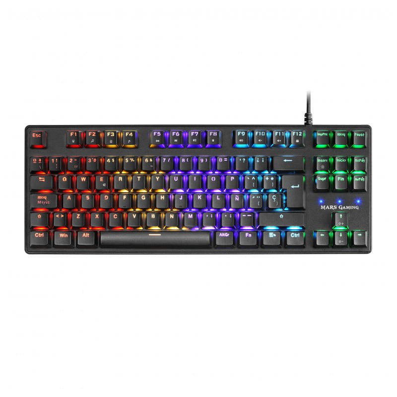 Teclado Gaming Mars Gaming MKXTKL Otemu SQ RGB Negro - Teclado Mecánico - Ítem1