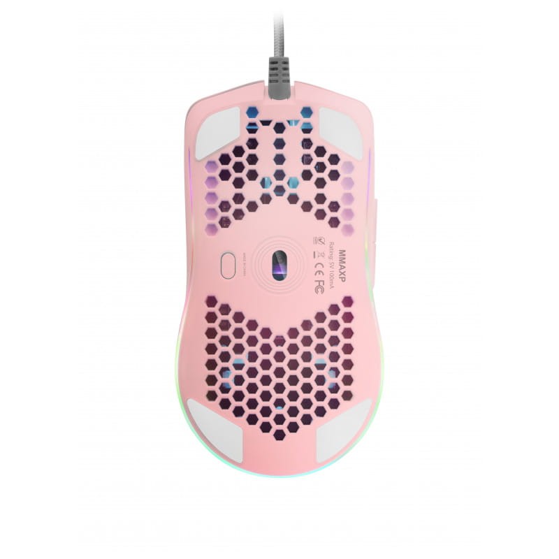 Mars Gaming MMAX RGB 12400 DPI Rosa - Rato para jogos - Item7