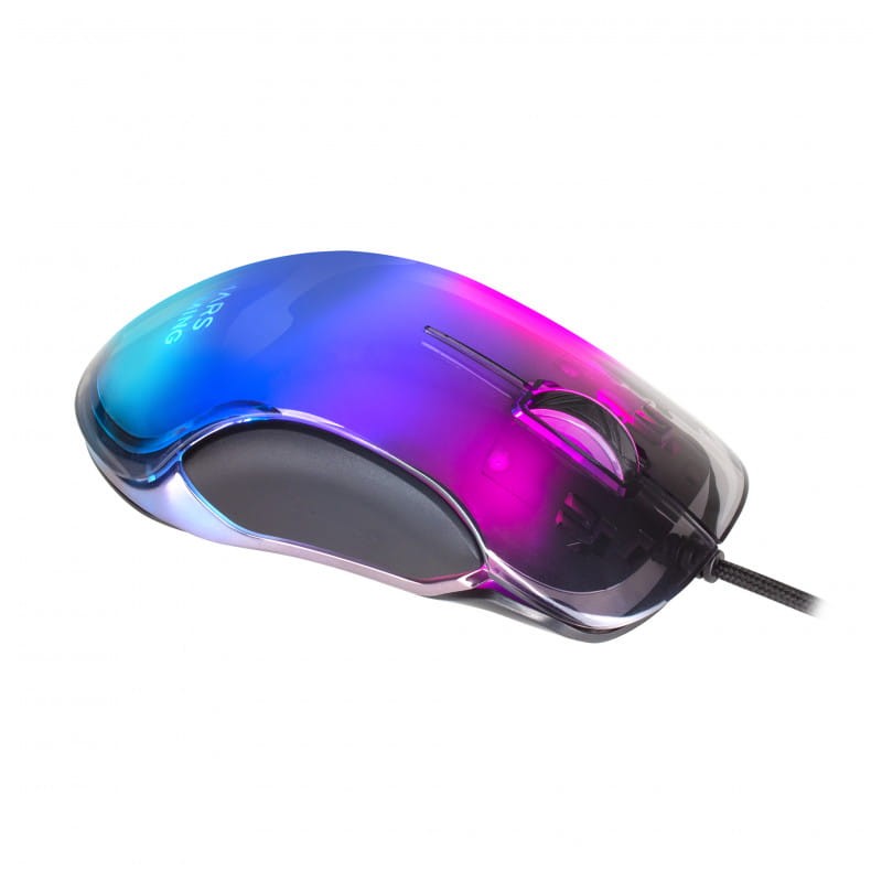 Mars Gaming MMGLOW USB Type A - RGB Chroma Glow Gaming Mouse - Noir - 12800 DPI - Ítem1