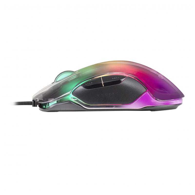 Mars Gaming MMGLOW USB Type A - RGB Chroma Glow Gaming Mouse - Noir - 12800 DPI - Ítem3