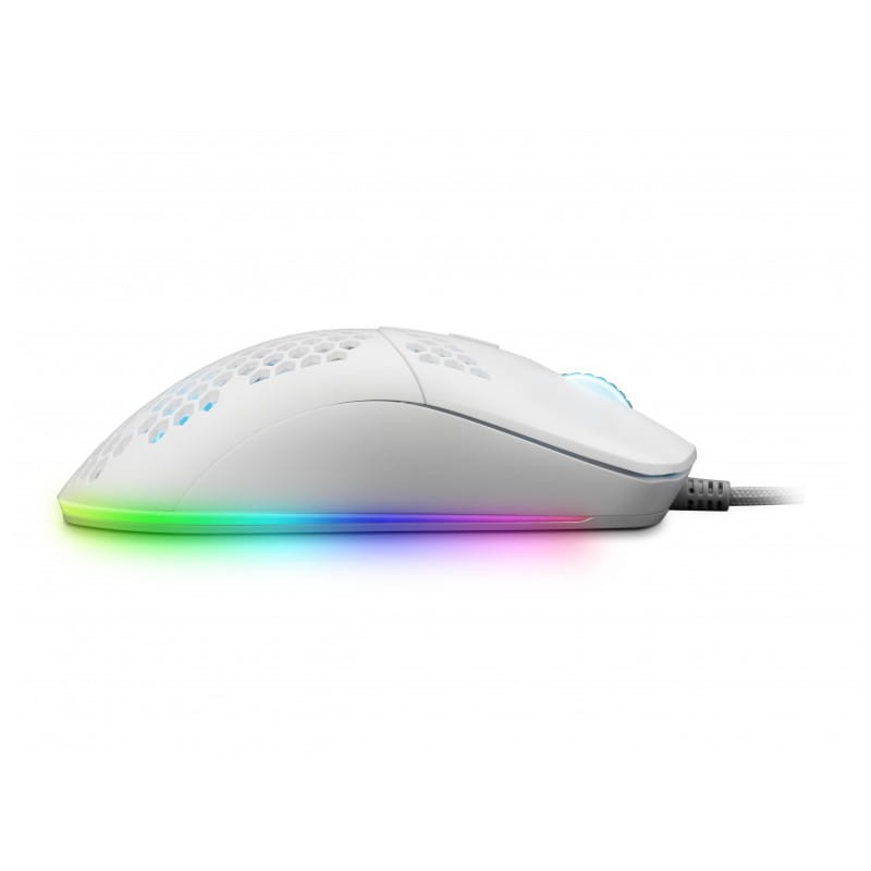 Mars Gaming MMAX Câble Paracorde Plume RGBW Blanc - Souris de jeu -12400 DPI - Ítem3