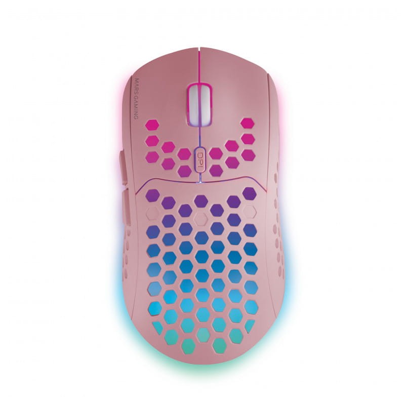 Mars Gaming MMW3P Inalámbrico RGB Rosa - Ratón Gaming - 3200DPI - Ítem