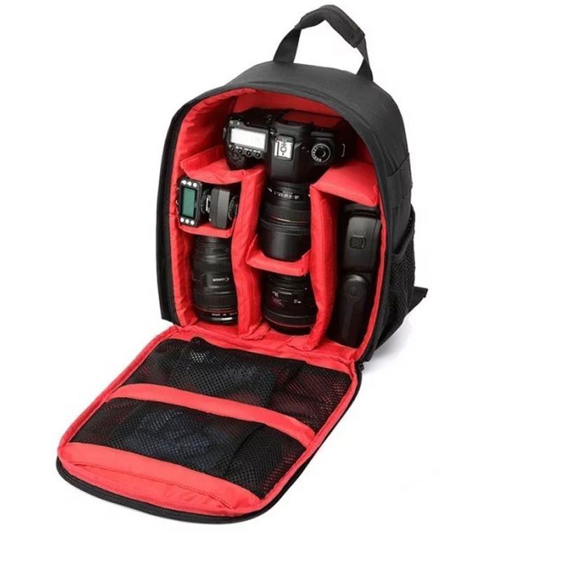 Mochila para Cámara Reflex Rojo - Ítem