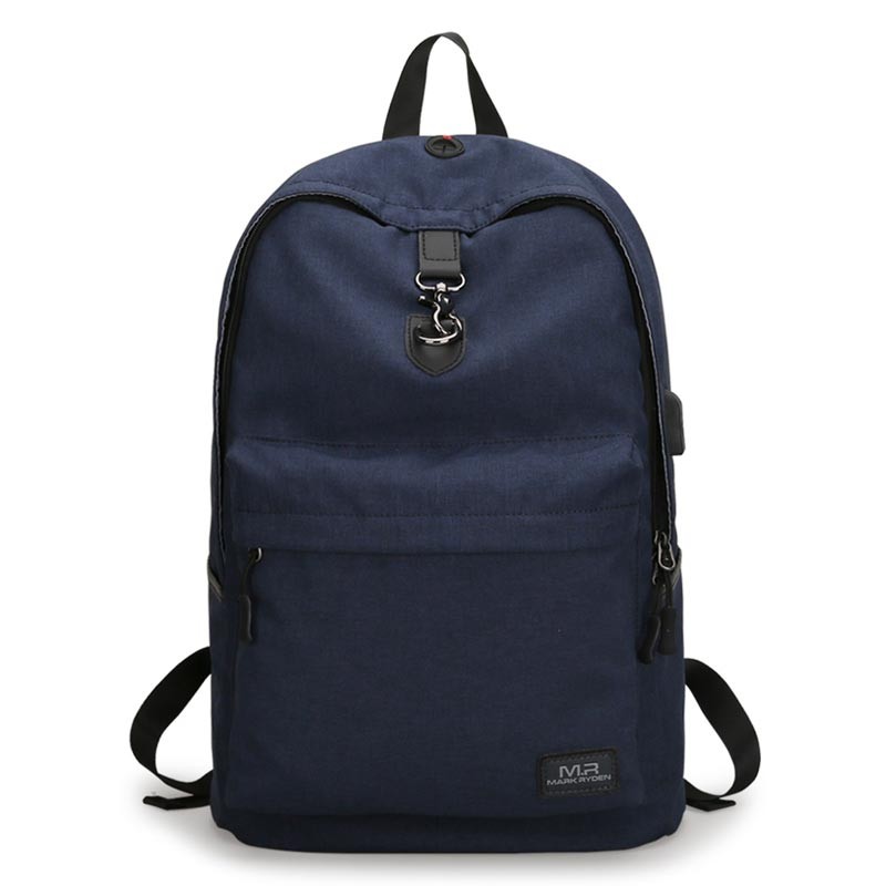 Mochila USB Mark Ryden Vulcan Casual Azul MR5968