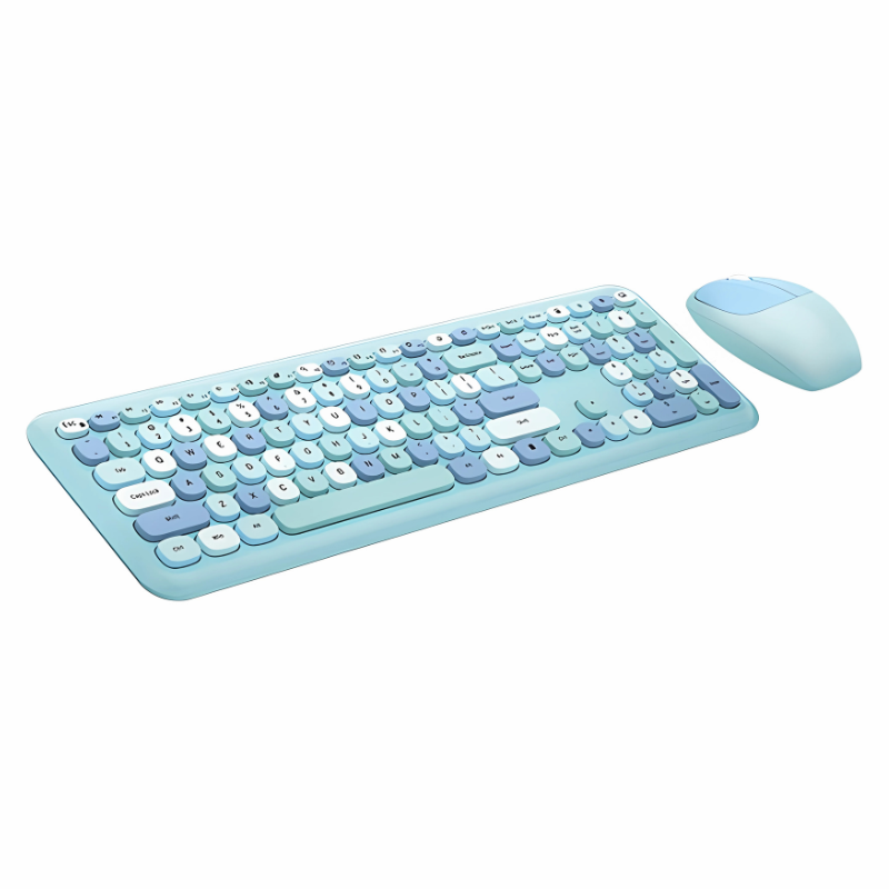 MOFII 666 2.4G Azul – Conjunto de teclado e rato - Item