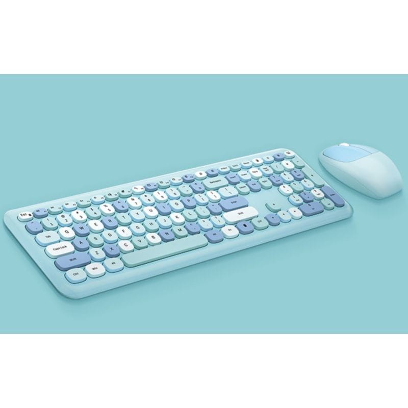 MOFII 666 2.4G Azul – Conjunto de teclado e rato - Item2