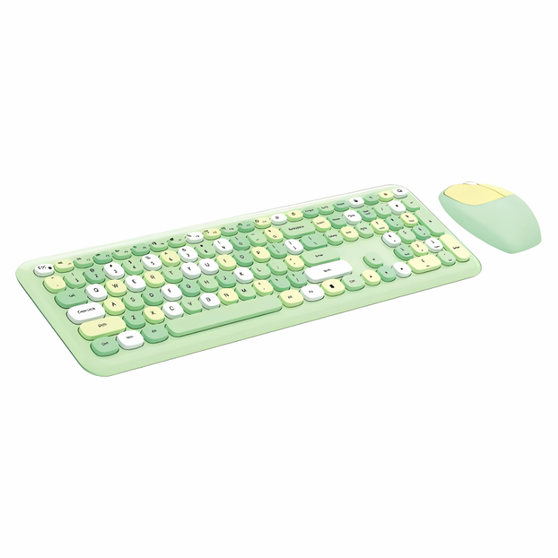 MOFII 666 2.4G Verde - Conjunto teclado e rato - Item