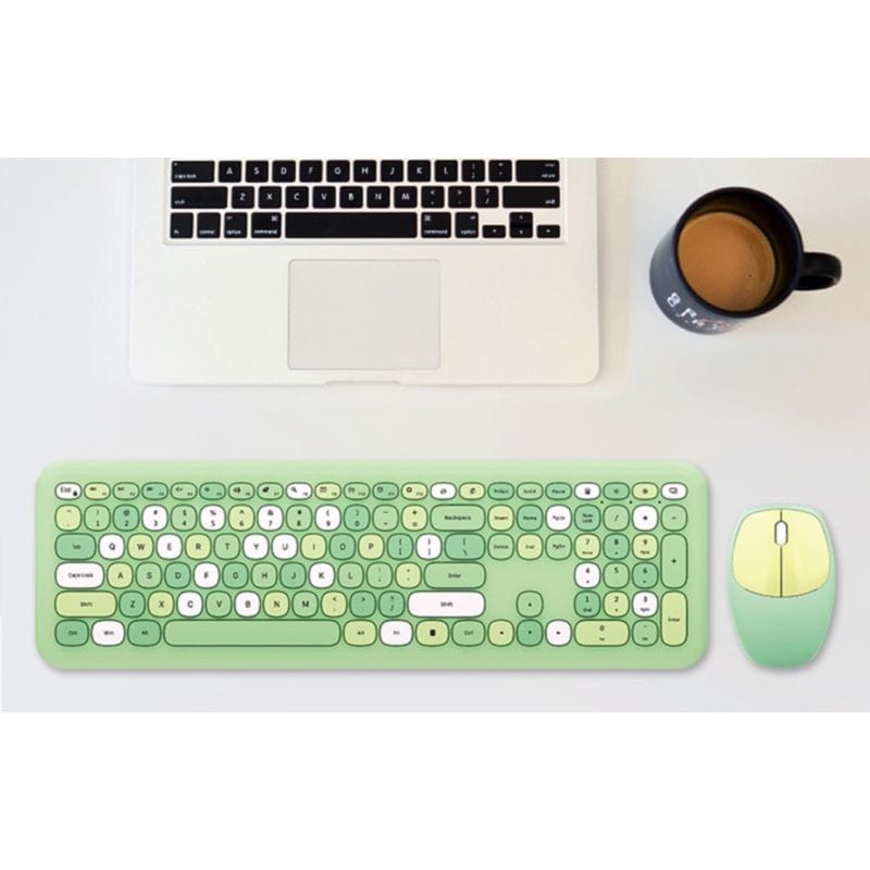 MOFII 666 2.4G Verde - Conjunto teclado e rato - Item2