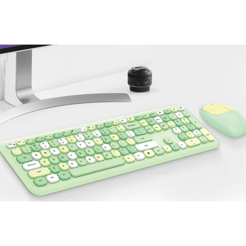 MOFII 666 2.4G Verde - Conjunto teclado e rato - Item3