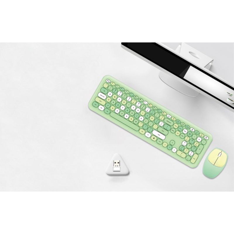 MOFII 666 2.4G Verde - Conjunto teclado e rato - Item4