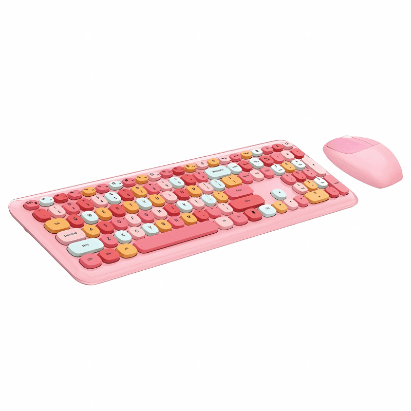 MOFII 666 2.4G Rose - Ensemble clavier et souris - Ítem