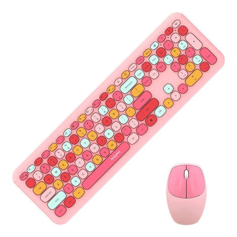 MOFII 666 2.4G Rose - Ensemble clavier et souris - Ítem1