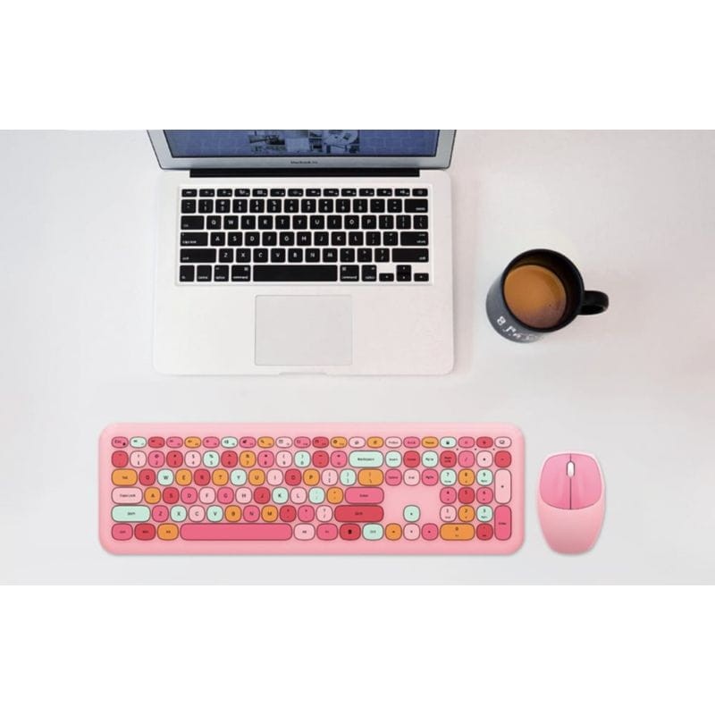 MOFII 666 2.4G Rose - Ensemble clavier et souris - Ítem4