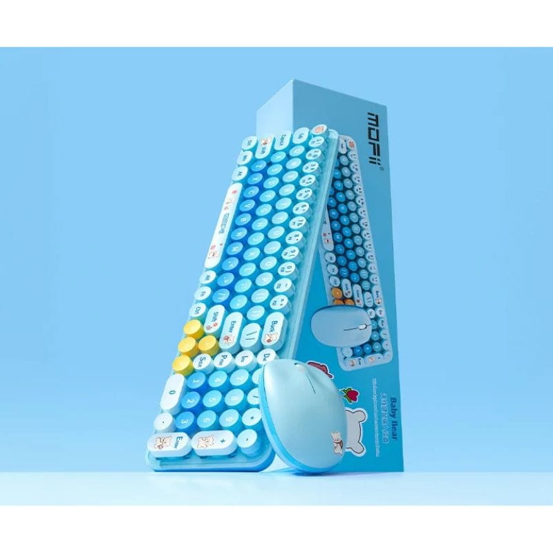 MOFI Baby Bear Azul - Kit de teclado e rato - Item3