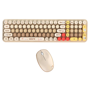 MOFII Baby Bear Beige - Kit teclado y mouse